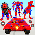 Cover Image of डाउनलोड फ्लाइंग टैंक रोबोट लायन गेम 10.5.5 APK
