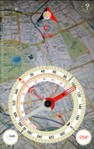 Baseplate Map Compass Screen 3