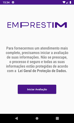 Android application Emprestim - Avalie seu Celular screenshort