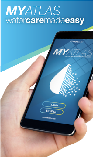 Android application MyAtlas Smart Water Filtration screenshort