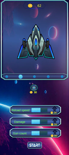 Android application Space Shooter2024-Alien attack screenshort