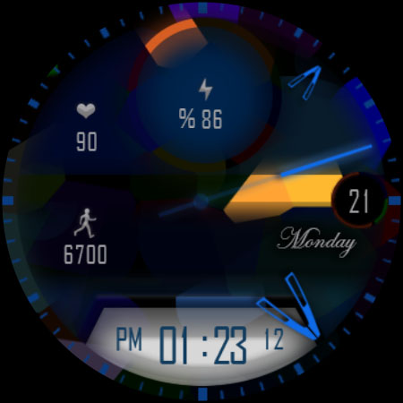 W-Design WOS054 - Watch Face Screen 3