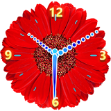 Flowers Clock Live wallpaper icon