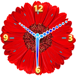 Icon image Flowers Clock Live wallpaper