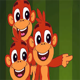 5 Little Monkey Jumpin-nursery icon