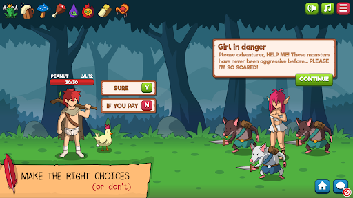 Android application Who Needs a Hero? screenshort