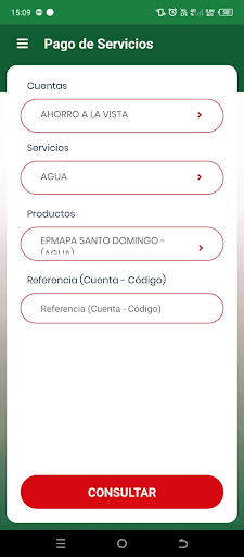 Android application Cooperativa La Benéfica Móvil screenshort