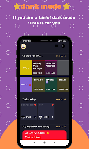 schedules and daily tasks