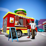 Cover Image of ダウンロード Fast Food Truck Simulator - Street Food Chef Games 1.2 APK