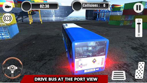 Android application Port Bus Parking Adventure 3D screenshort