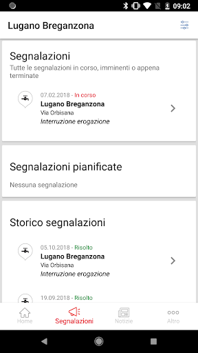 AIL Segnalazioni Screen 3