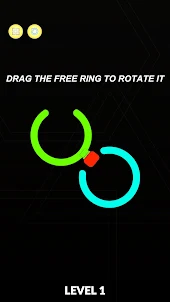 Untied Rings Rotate