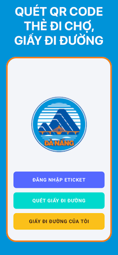 Android application eTicket - Đà Nẵng screenshort
