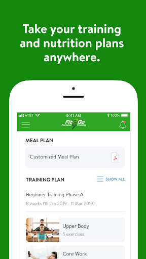 Fit2Go Optimize Screen 2