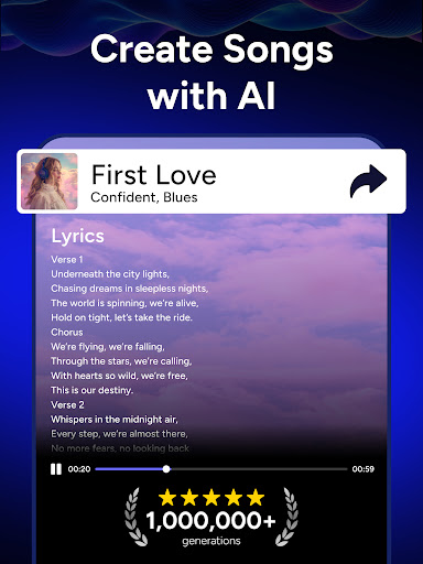 Screenshot of AI Music Maker - Melodia