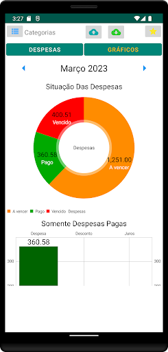 Despesas - Controle e Lembrete Screen 3
