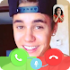 Justin Bieber Fake VCall& Chat - Androidアプリ