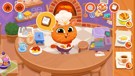 Bubbu Restaurant - My Cat Game MOD APK (Premium/Unlocked) screenshots 1