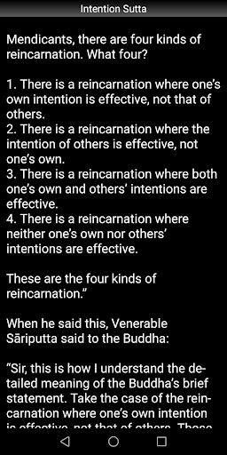 Buddhism: Intention Sutta Screen 3