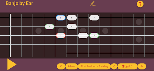 Android application Banjo by Ear screenshort