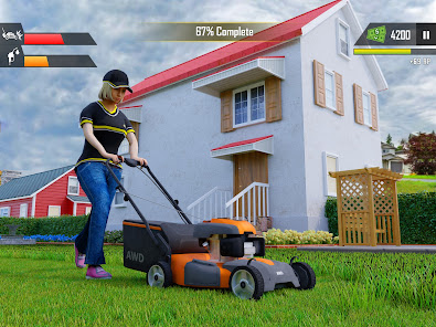 Mowing Simulator - Lawn Grass apkpoly screenshots 16