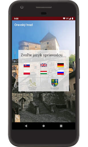 Android application Orava Castle Audioguide screenshort