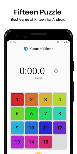 Android application Game of Fifteen: 15 puzzle screenshort