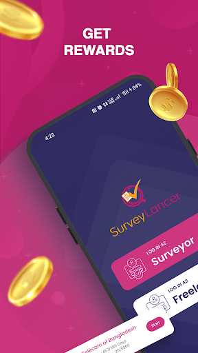 Android application SurveyLancer screenshort