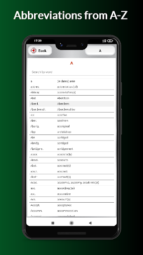Abbreviations app পূর্ণরূপ app Screen 3