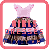 Girls Dresses - Pixel Art icon