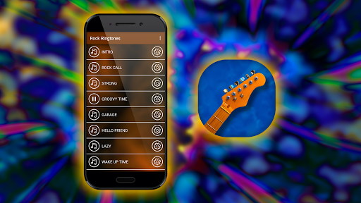 Android application Rock Ringtones - Cool melodies screenshort