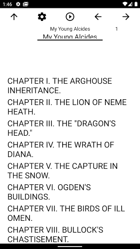 Android application Book, My Young Alcides screenshort