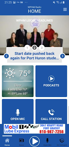 WPHM Radio Screen 2