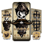 Cover Image of Télécharger Bearded Skull Launcher Theme  APK