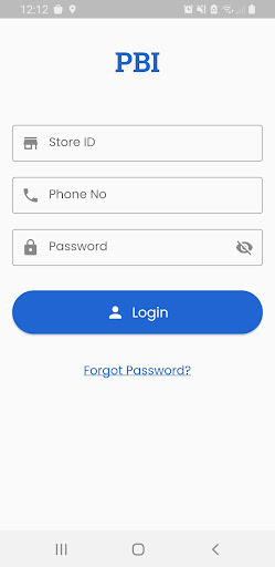 Android application PBI STAFF screenshort