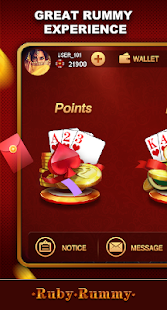 Ruby Rummy-Indian Online Free Card Game  Screenshots 1