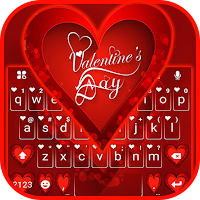 Тема для клавиатуры Valentine Hearts