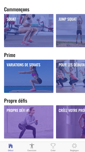 Aperçu de l'application