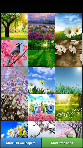 Android application Spring Wallpapers screenshort