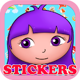 Dora baby stickers book games icon