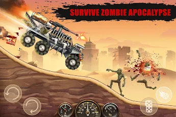 Zombie Hill Racing  Unlimited Coins, Money screenshot 2
