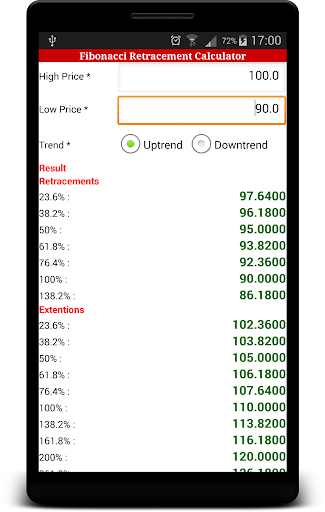 Stock Market Calculators - Piv Screen 3