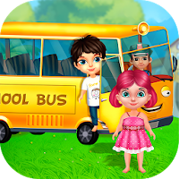 Школьный автобус игры детей