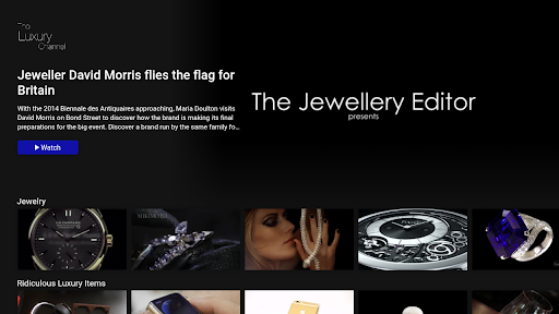 Android application The Luxury Channel screenshort