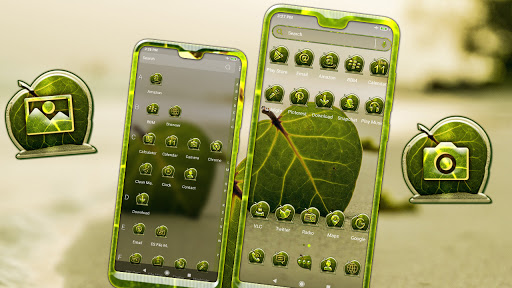 Sand Leaf Launcher Theme Screen 3