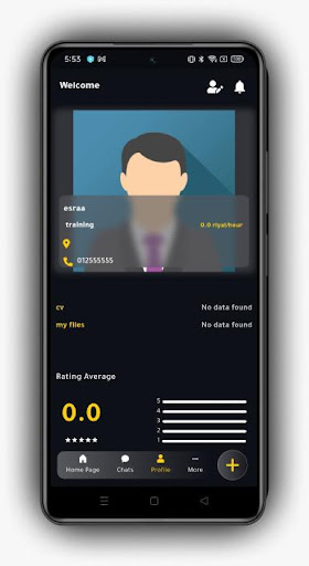 Android application Yacotch Partner screenshort