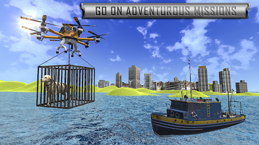 Animal Rescue Games 2020: Drone Helicopter Game  apktcs 1