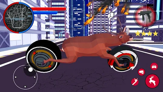 Deer Simulator - City Game
