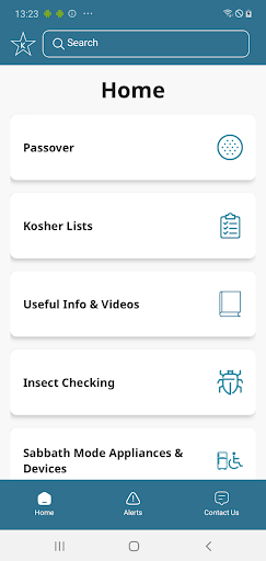 Android application Star-K Kosher Info screenshort