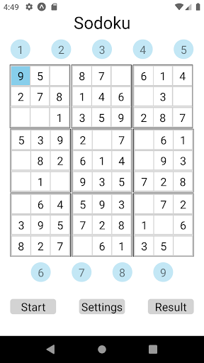 EasySodoku Screen 2